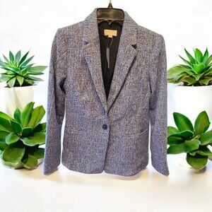Ann Taylor Loft Outlet Womens SP Navy Blue Blazer NWT Office